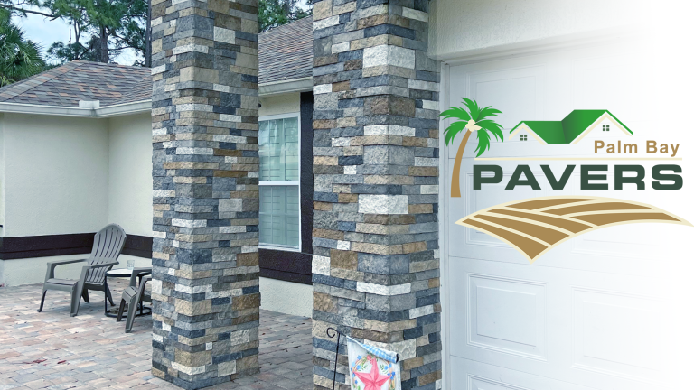 Stone Veneer Columns